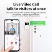 Video Doorbell Camera Smart Remote Visual Doorbell With Voice Change HD Night Vision Auto Capture Cloud Storage