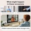 Video Doorbell Camera Smart Remote Visual Doorbell With Voice Change HD Night Vision Auto Capture Cloud Storage
