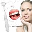 Dental Mirror with Light,Teeth Inspection LED Mirror,Anti-Fog Mouth Mirror,Dentist Oral Care Tool