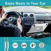 Portable CD Player Personal CD Players with Bluetooth for Car,Rechargeable Small CD Player with Headphones,LCD Touch Screen & Anti-Skip/Shockproof (Black)