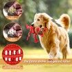 Squeaker Christmas Dog Toys Stuffed Dog Plush Toy Gift for Large Medium Small Dogs Santa Squeaky Toys for Dogs Interactive Durable Dog Chew Toys for Dogs