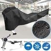 Rowing machine cover polyester fibers robust dust protection weather protection waterproof 285 x 51 x 89 cm black