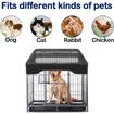 Dog Pen Cover Pet Playpen Cover, Dog Sun Proof Top Cover Fits All Pet Pen 36 Inch 4 Panels (Playpen Not Include)