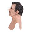Halloween Natural Latex Old Man Mask, Soft Human Realistic Head Masks,Simulation Creepy Human Wrinkled Face Mask for Halloween Costume Party