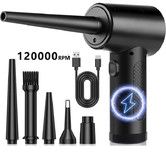 Electric Compressed Air Duster 120000RPM Rechargeable 6000mAh Cordless Dust Blower