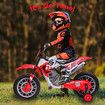 Kids Off Road Ride On Toy Electric Cycle 12V Battery Powered Bike Sport Bike Pedal Bicycle Training Wheel 2 Speeds Red