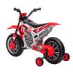 Kids Off Road Ride On Toy Electric Cycle 12V Battery Powered Bike Sport Bike Pedal Bicycle Training Wheel 2 Speeds Red