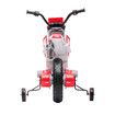 Kids Off Road Ride On Toy Electric Cycle 12V Battery Powered Bike Sport Bike Pedal Bicycle Training Wheel 2 Speeds Red