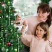10pcs Christmas Tree Decoration Crystal Ornaments, Hanging Acrylic Christmas Snowflake Icicle Drop Crystal Ornaments for Christmas Tree Winter New Year Party Supplies