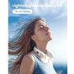 Neck Fan, Bladeless Neck Fan LED Display 360 Degree Cooling Fan for Outdoor Travel Indoor, Office, Travel, Sports, White