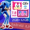 Kids Tablet 7inch Android Learning Tablet for Kids 2GB 32GB Toddler Tablet Students Educational Gift HD Color Pink