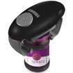 Higher Torque and One Touch Electric Jar Opener Easy Remove Almost Size Lid with Auto-Off,Powerful Bottle Opener,Automatic Jar Opener (Black)