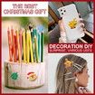Christmas Advent Calendar Kids Countdown Calendar 24 Days Green Elf Figures Doll Christmas Decoration