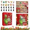 Christmas POKEMON Advent Calendar 24 Days 24 Pokemons Blind Box Gift Surprise Pikachu Anime Figural Action Pvc Model Kid Toy mix BOX