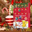 Christmas POKEMON Advent Calendar 24 Days  24 Pokemons Blind Box Gift Surprise RED BOX