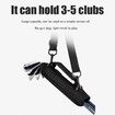 Lightweight Portable Golf Club Bag, Mini Sunday Bag for 5 Clubs with Adjustable Shoulder Straps