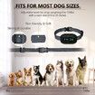 Dog Bark Collar Training Bark Collar for Large Medium Small Dogs,Rechargeable e-Barking Control Devices with Beep Vibration Shock,5 Adjustable Sensitivity Color Black