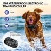 Dog Bark Collar Training Bark Collar for Large Medium Small Dogs,Rechargeable e-Barking Control Devices with Beep Vibration Shock,5 Adjustable Sensitivity Color Black