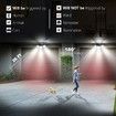 2 Pcs LED Cordless Solar Motion Sensor Lights Waterproof Solar Lights Outdoor Security LED Flood Light