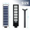 600W Solar Street Lights 480 LED Floodlight Motion Sensor Outdoor Garden Yard Security Flood Down Lamp Remote Control Waterproof Parking Lot Spot Pole