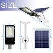812 LED Solar Street Light 300W Remote Outdoor Garden Security Wall Lamp Floodlight Sensor Flood Down Parking Lot Spot Pole Waterproof