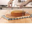 2Pcs Baking Adjustable 2-Wire Layer Cake Cutter and Leveler, Stainless Steel,Silver