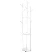 Clothes Coat Hat Rack Hall Stand Hanger Bag Tree Display Shelf Umbrella Garment Shoe Storage Closet Organizer Home Entryway 9 Hooks 3 Tiers