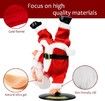 Inverted Rotating Dancing and Singing Music Christmas Animated Electric Santa Claus Toys for Xmas Decorations