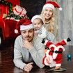 Inverted Rotating Dancing and Singing Music Christmas Animated Electric Santa Claus Toys for Xmas Decorations