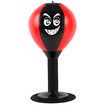 Desktop Punching Bag Stress Buster with Suction Cup for Office Table and Counters Heavy Duty Stress Relief Desk Boxing Punch Ball-Black