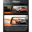 4K Rear View Mirror Camera,12Inch Smart Full Touch Screen Mirror Dash Cam Front and Rear,Backup Camera with 1080P Rear Camera,Dash Cam with WDR Camera,64GB Card