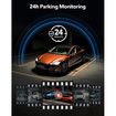 4K Rear View Mirror Camera,12Inch Smart Full Touch Screen Mirror Dash Cam Front and Rear,Backup Camera with 1080P Rear Camera,Dash Cam with WDR Camera,64GB Card