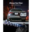 4K Rear View Mirror Camera,12Inch Smart Full Touch Screen Mirror Dash Cam Front and Rear,Backup Camera with 1080P Rear Camera,Dash Cam with WDR Camera,64GB Card