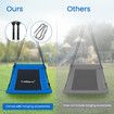 Tree Swing Seat Chair Set Indoor Outdoor Childrens Adult Hanging Playset Rectangular Garden Camping Platform Straps XL Carabiners Kidbot