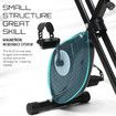 Exercise Bike Home Gym Fitness Spin Recumbent Stationary Indoor Cycling Trainer Cardio Workout Machine Folding LCD Magnetic Resistance