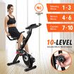 Exercise Bike Home Gym Fitness Spin Recumbent Stationary Indoor Cycling Trainer Cardio Workout Machine Folding LCD Magnetic Resistance