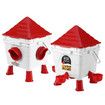 Chicken Feeder Hens Feeding 6KG 8.5L Waterer Set Automatic Food Dispense Rat Bird Proof for Poultry Rabbit With Bucket