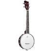 Melodic 4 String Banjo Beginner Music Instrument w / Picks 20 Frets 12 Brackets Gift