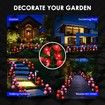 2 Pcs Solar Flower Lights Outdoor Garden Red Rose Stake Lamps LED Pathway Walkway Driveway Patio Yard Lawn Luminous Festive Home Decoration