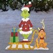 Grinch LED Light Yard Sign Stick Christmas Grinch outdoor garden decoration LED lights acrylic Christmas decorations