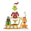 Grinch LED Light Yard Sign Stick Christmas Grinch outdoor garden decoration LED lights acrylic Christmas decorations