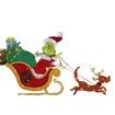 Grinch LED Light Yard Sign Stick Christmas Grinch outdoor garden decoration LED lights acrylic Christmas decorations