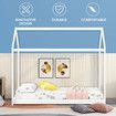 Bed Frame Wooden Single Size Timber House Wood Mattress Base Platform Kids Bedroom Furniture