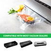 Vacuum Sealer Bags Food Storage Saver Plastic Reusable Precut 100PCS with Diamond Texture 28x40cm