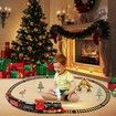 Train SetTrain Toys for Boys Girls w/SmokesLights & SoundTracksToy Train w/Steam Locomotive EngineCargo Cars & TracksChristmas Train Toys Gifts for Kids