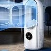Portable Air Conditioners Personal Mini Air Conditioner with 6-Speed Evaporative Air Cooler for Room Tent USB Cable
