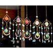 Amethyst Crystal Suncatcher - Hanging Gilded Garden Suncatcher for Window, Healed Amethyst Crystal Decoration for Home