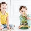 Christmas Tree Building Blocks Set for Kids - DIY Christmas Music Box,Christmas Building Blocks Music Box with Led Lighting, for Boys and Girls