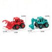 Construction Toys for 3 4 5 6 Years Old Boys Girls Kids, Excavator,timber grab vehicle (Colorful 2 Pack)
