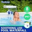 Bestway Flowclear Soothing LED Waterfall for Above Ground Pools With Hose Adaptor